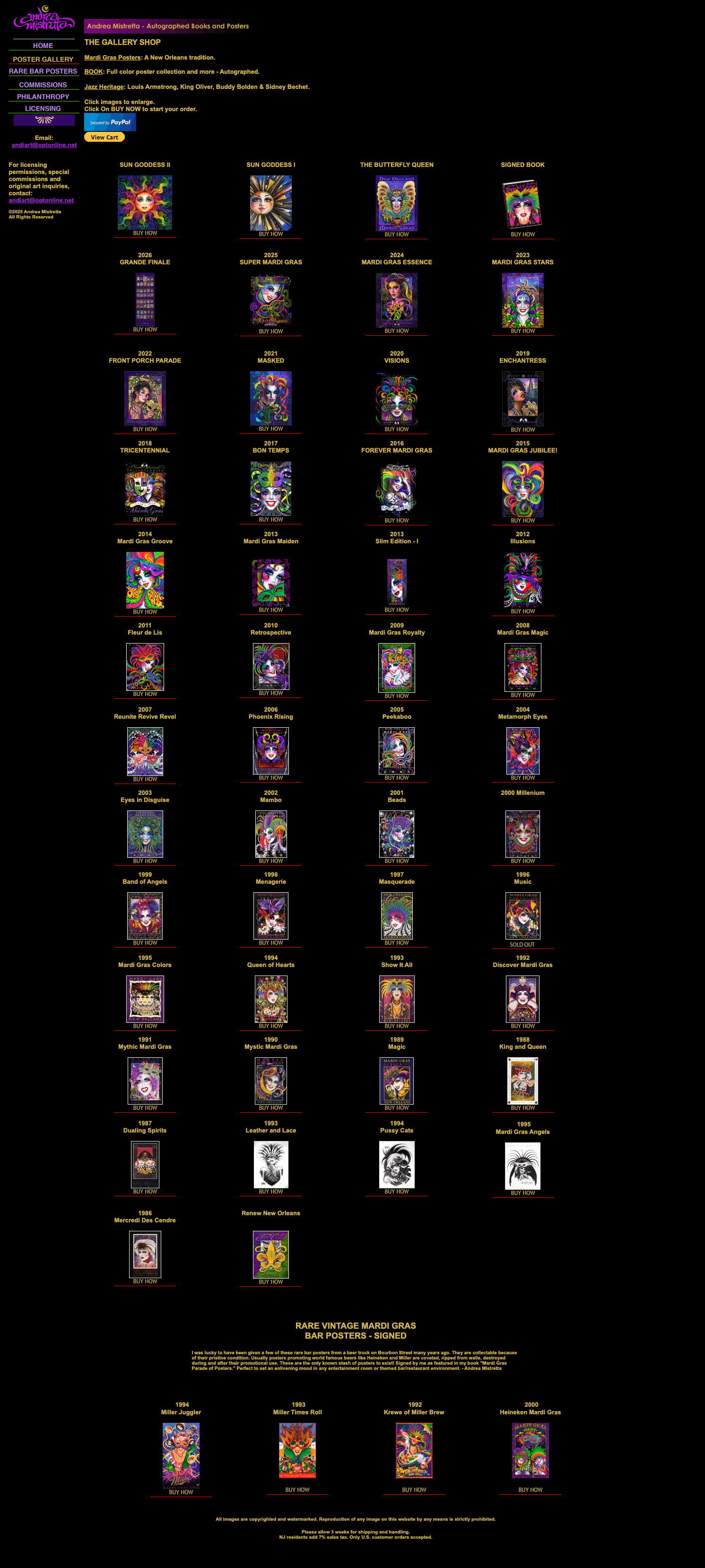 The old website